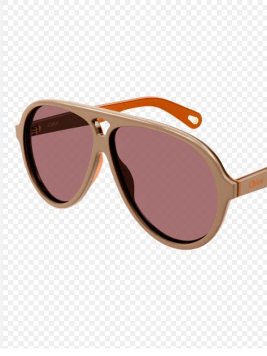 Chloe Blush Pink Frame Sunglasses with Brown Lenses main image 6